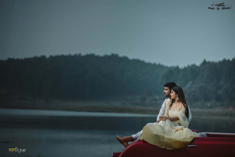 pre-wedding shoot antique car near me