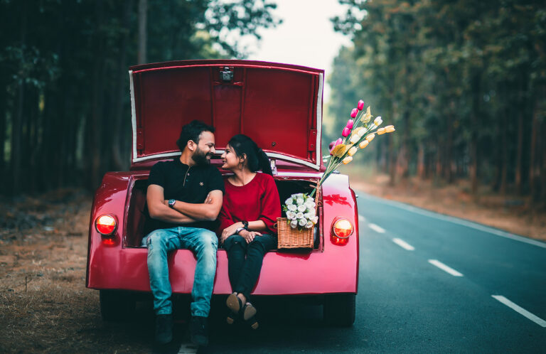book vintage car for wedding